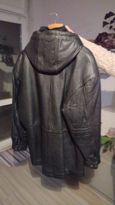 Зимно яке естествена кожа