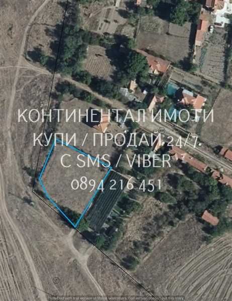 Дворно място 1500м2, оградено възможна делба - код 62020