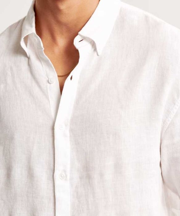 Риза 100% лен Abercrombie & Fitch размер XL - взимана за 75 евро, нова