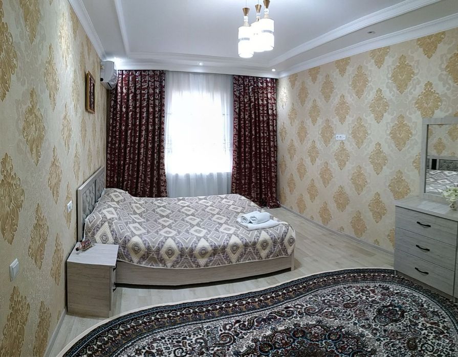 Кора тош 2/8/9 Евро ремонт меб+тех Обш: 59.6 кВ.м Ор.р: Чорсу, Жар