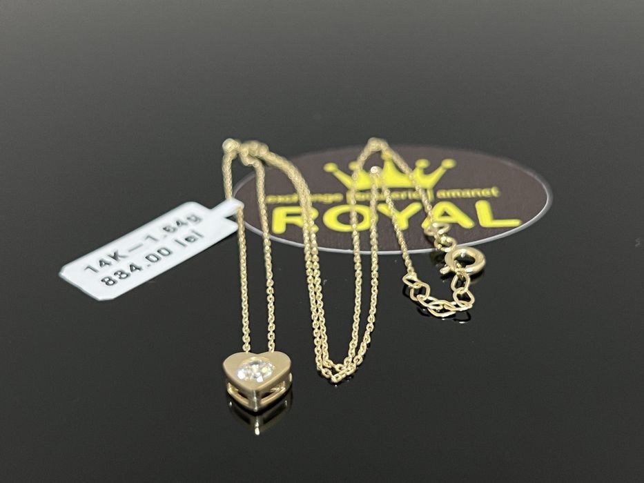 Bijuteria Royal CB : Lănțișor damă aur nou 14k 1,64gr