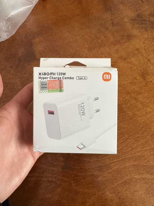 Быстрая зарядка Xiaomi 120w Новая оригинал с шнуром тайпси