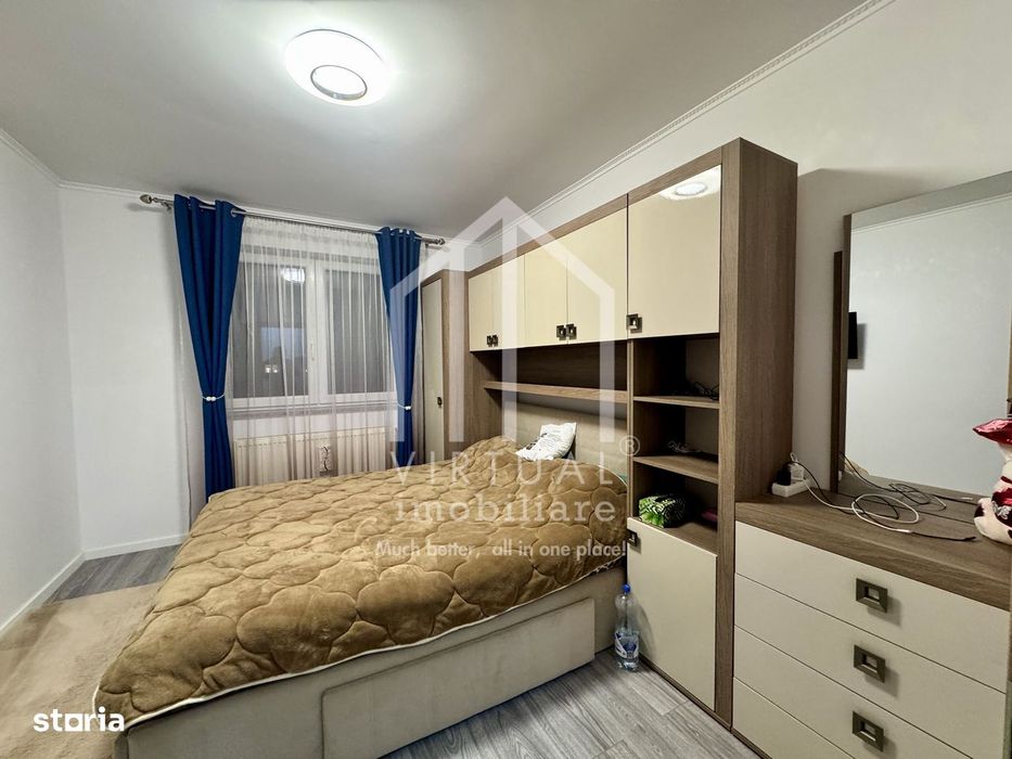 Apartament cu 3 camere, 72mp utili+12mp terasa, etaj 1/3, 2 parcari