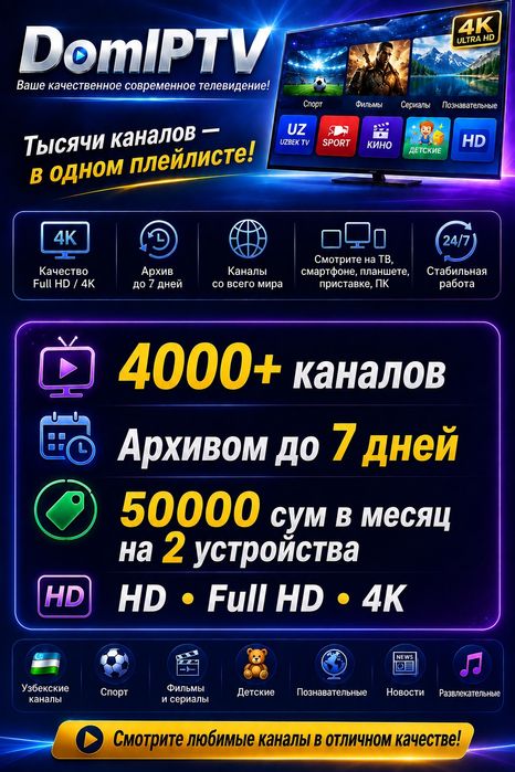 IPTV около 4000 + каналов