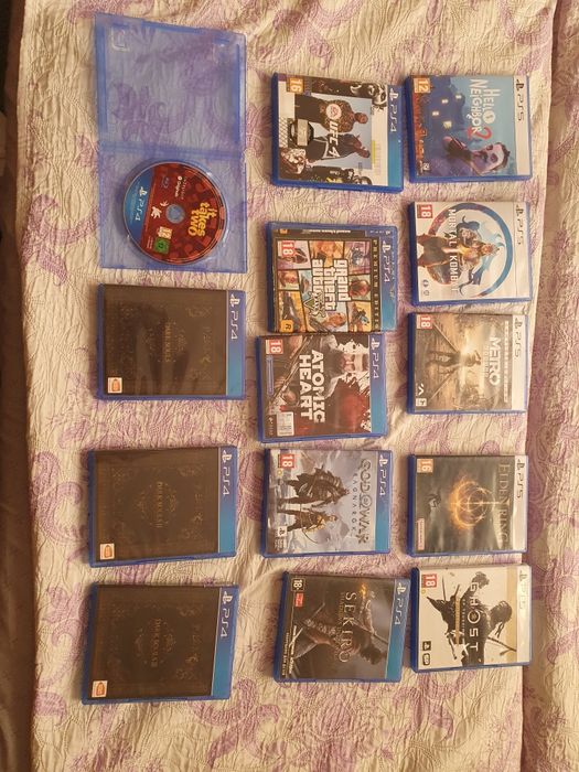 Диски с играми на ps5 и ps4