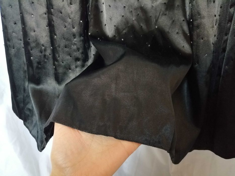 Официална дълга дамска рокля с мъниста р-р L - марка LISSA