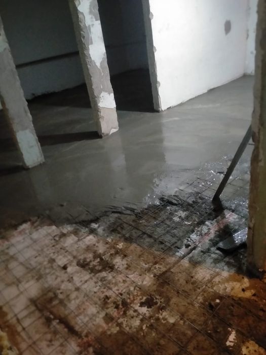 Стяжка, фундамент