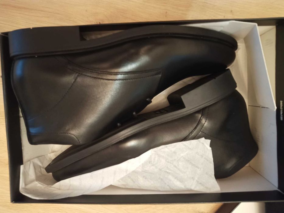 Ghete uniforma piele negre noi masura 44