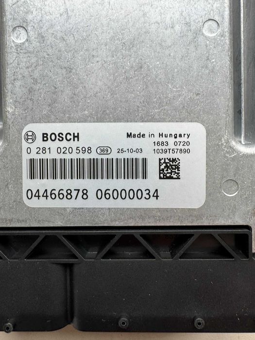 ECU motor  Deutz Bosch MD1CC878 0281020598 P1712_V662 044804 DPF OPRIT