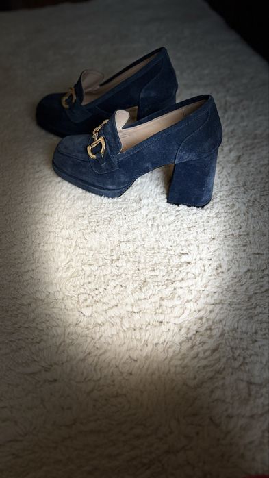 Жестоки обувки! Естествен велур/ Aguamarin