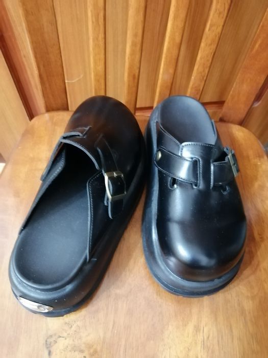 Шлёпки сабо на платформе (новые)