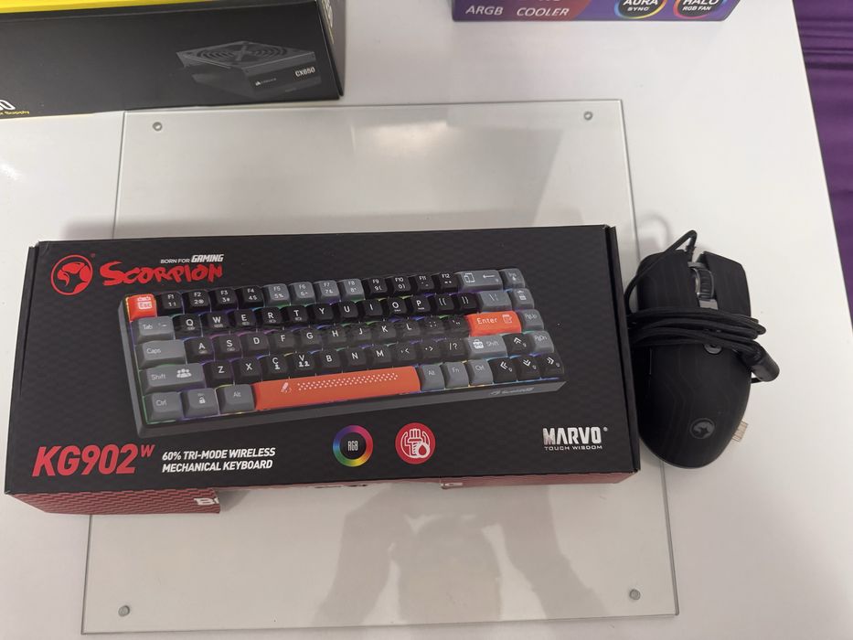Vand tastatura mecanica marvo model KG902w
