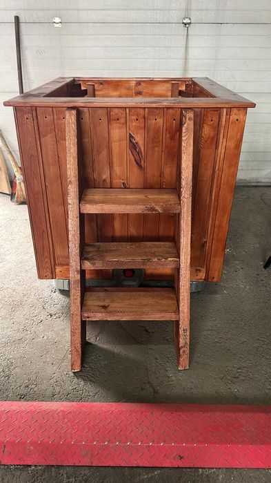 Купель новая размер   1.2* 1 м. ( в наличии и на заказ)