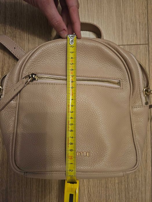 Rucsac Musette piele roz-nude