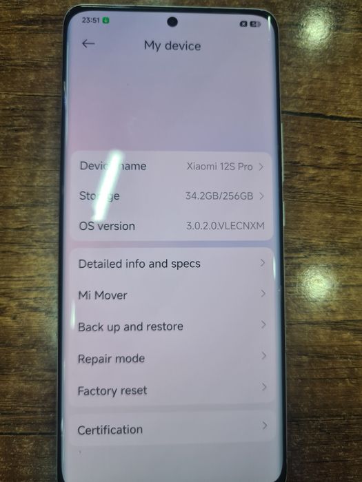 XIAOMI 12-S PRO Flagman