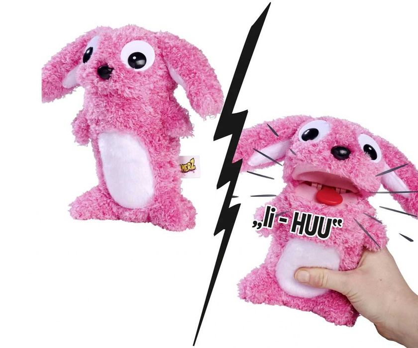 Интерактивна плюшена играчка ScreamerZ Крещящ Заек Маймуна Simba