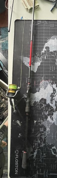 Въдица visage air spin 251 + макара shimano fx- за морски риболов