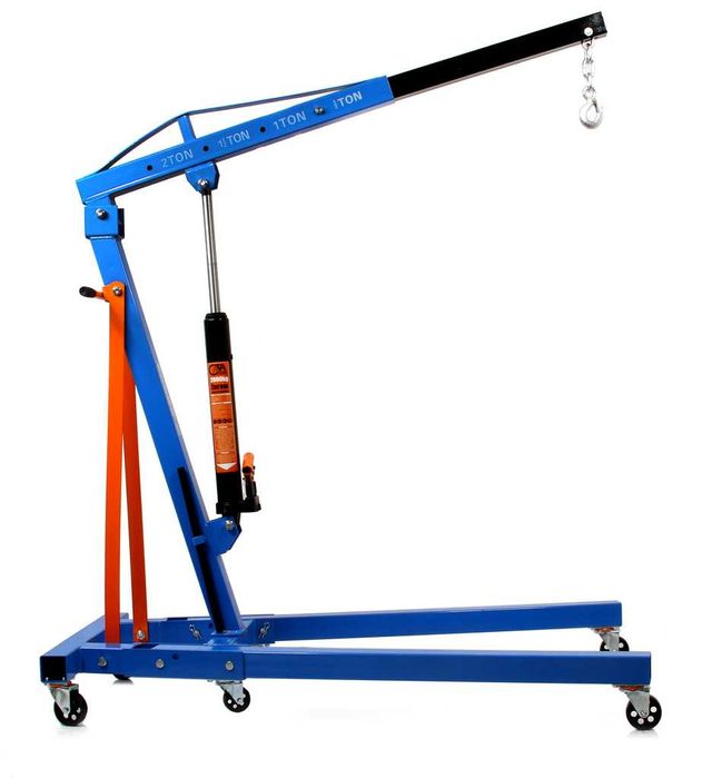 Хидравличен, сгъваем кран за двигатели тип жираф 2 тона CATA