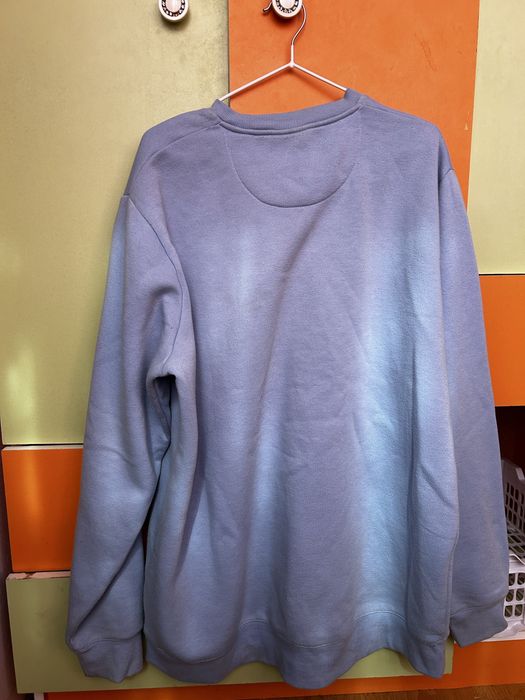 Свитшот кофта голубого цвета