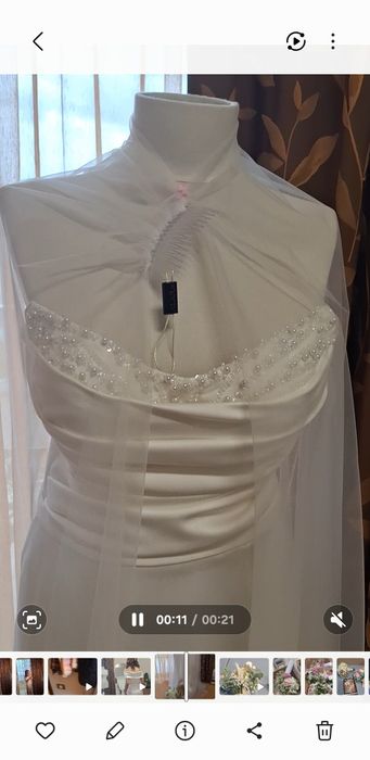 Vând rochie de mireasa creație  Allara