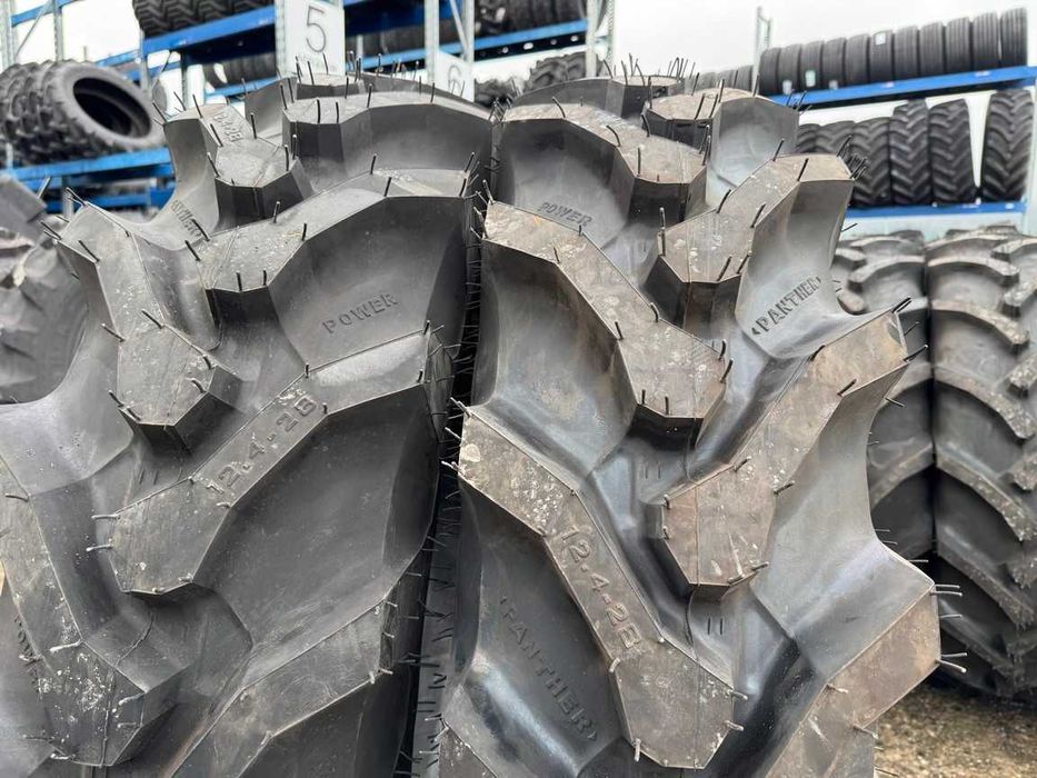 12.4-28 anvelope noi POWER cu 12 pliuri PANTHER cu garantie