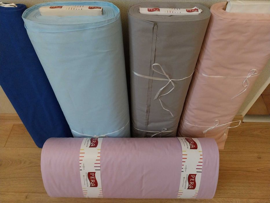 Спално бельо от едноцветен ранфорс - намалено