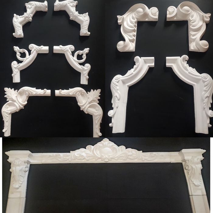 ГИПСОВЫЙ Декор,камни,угл.элементы