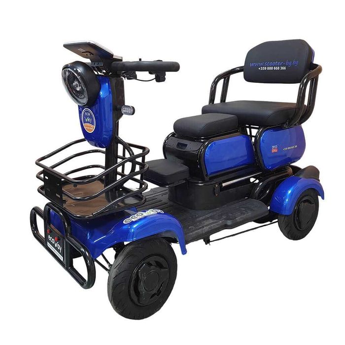 Електрическа четириколка М19 TK с три седалки – 1500W