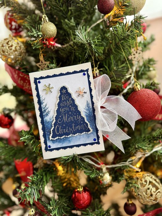 Ръчно изработени Коледни картички