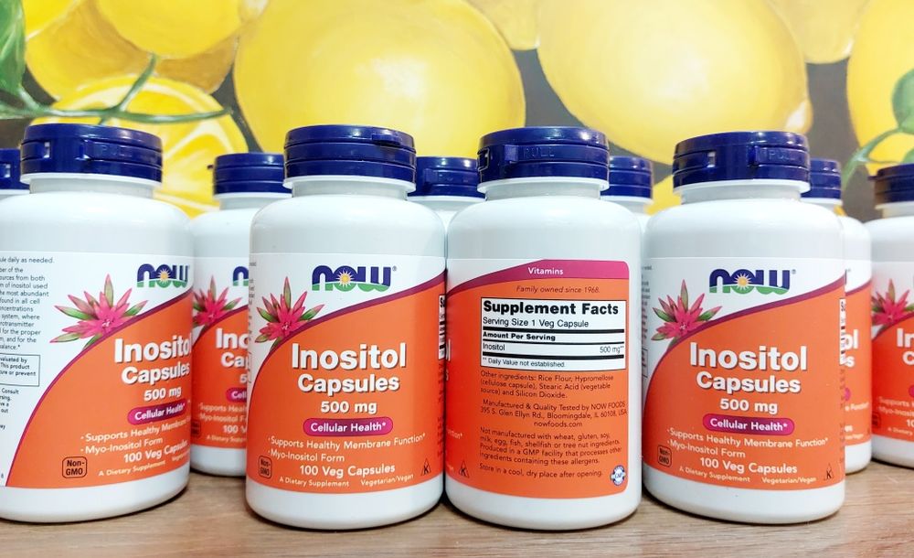 ДОСТАВКИ НЕТ Now инозитол 500мг 100шт 90000сум