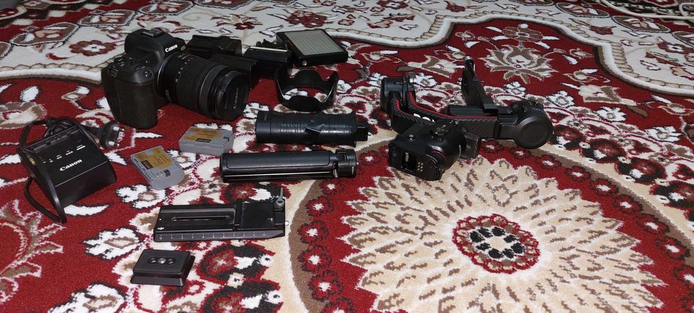 Canon R va dji Ronin RS 2 Pro Combo