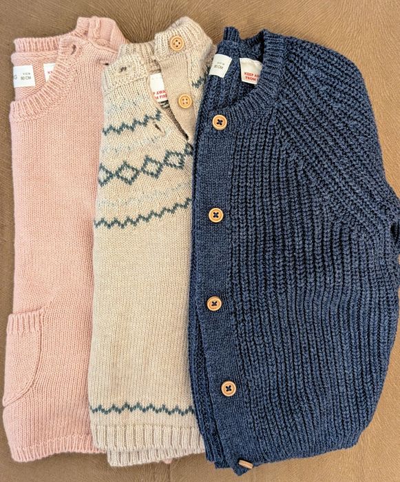 Mango - есенно-зимни бебешки плетени дрешки