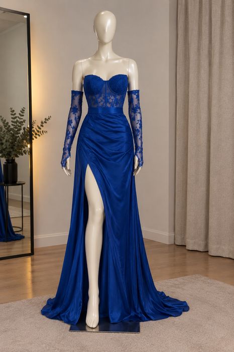Rochie albastră elegantă