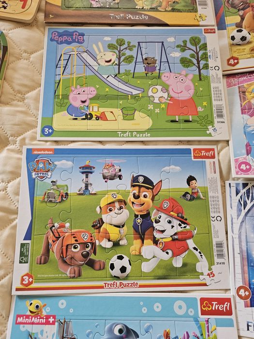 Детски пъзели на подложки, за ясла, за градина