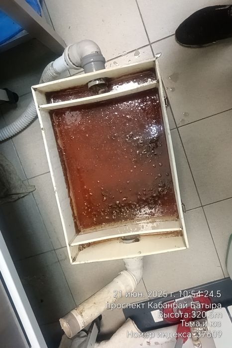 Чистка жироуловителя