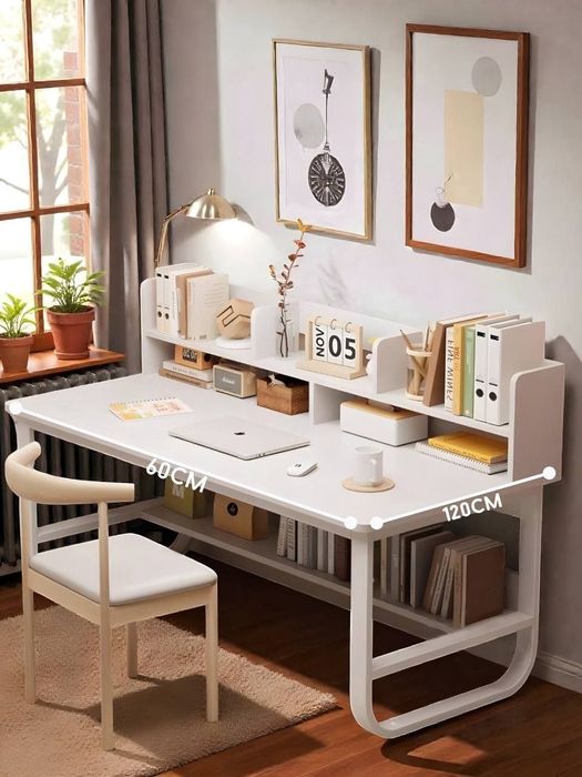 Стол парта для взрослых и детей с полками