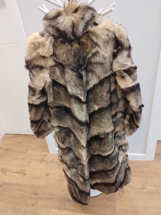 Дамско палто естествен косъм