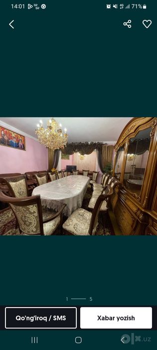 3 хонали уй Юнусободда сотилади