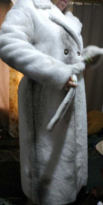 Шуба под норку длинная