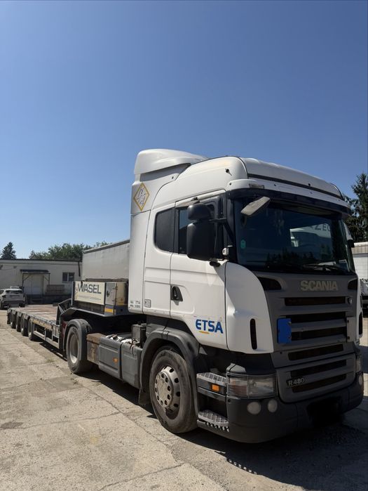 SCANIA R480 Standard ADR + Faymonville Trailer Multimax F-11 4 Axe