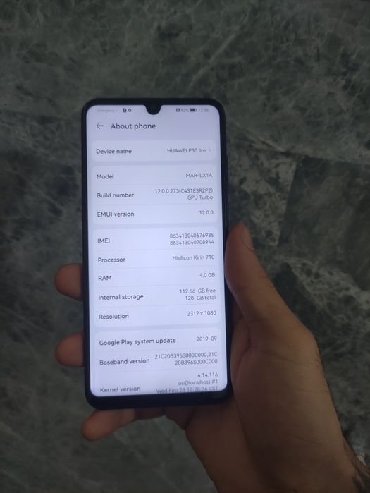 Huawei P30 Lite Blue 128Gb 6ram