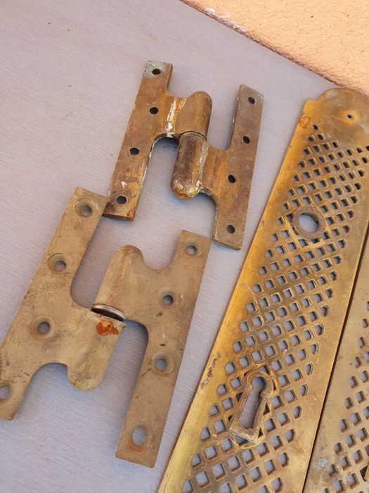 белгийски барокови дръжки за врата от месинг