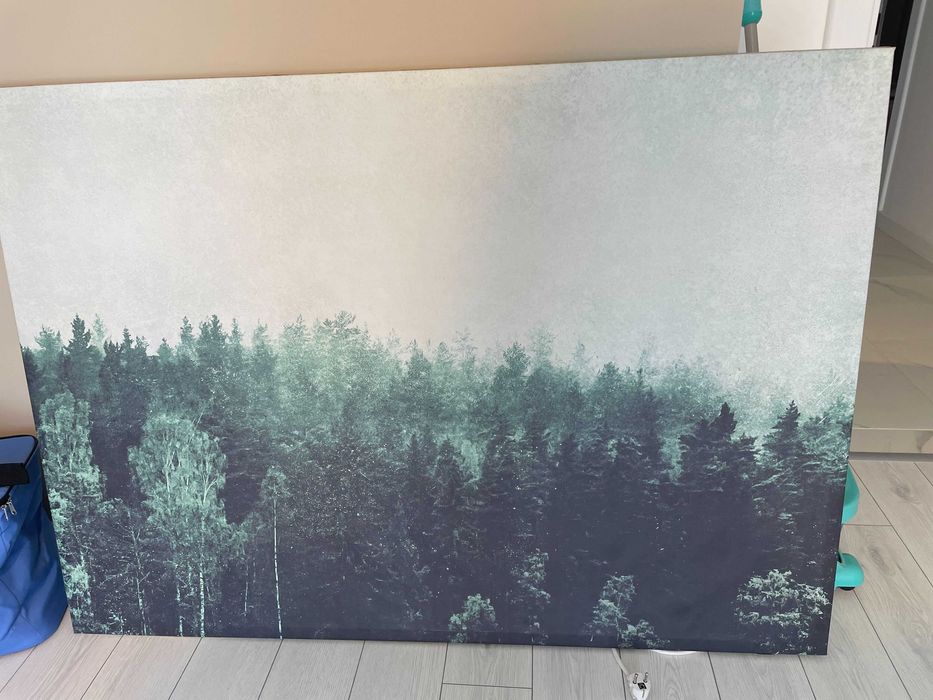 Tablou padure de tip Canva