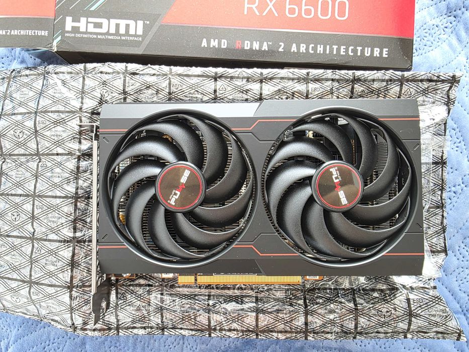 Placa video Sapphire Radeon RX 6600 PULSE, 8GB GDDR6, 128-bit