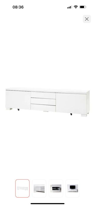 Тв тумба Икеа Бесто бурс