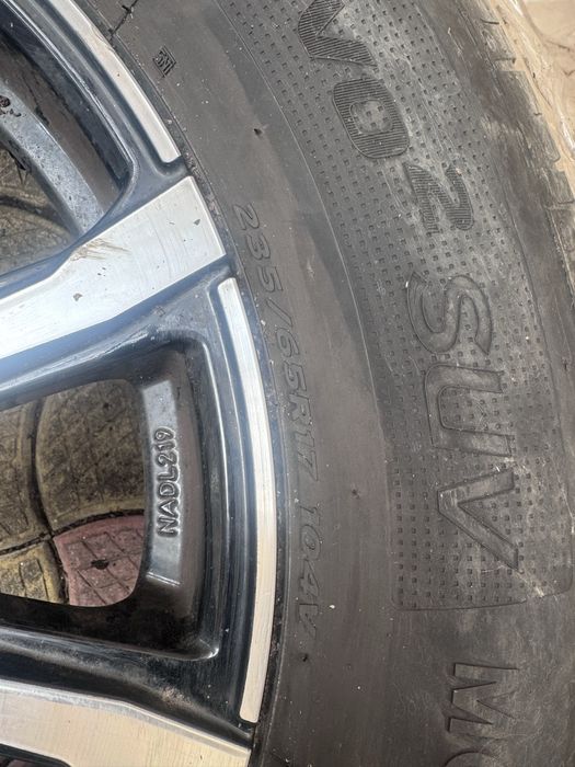Vand  jante MSW  R17/235/65/104 V cu cauciucuri Hankook de Vara