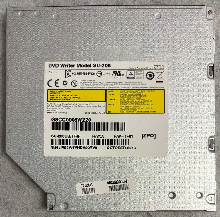 DVD-RW SATA - Unități Optice Laptop - Modele Slim 9.5mm și 12.7mm