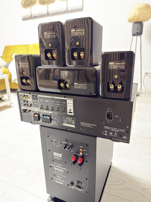 Sitem audio 5.1 Denon Avrx250bt-/Heco Ambient 5.1