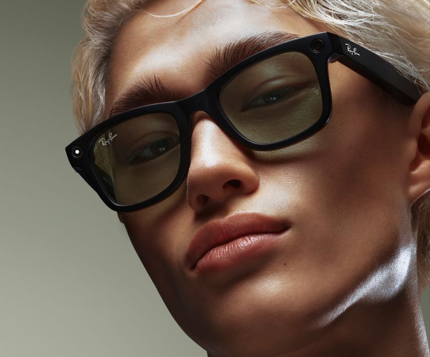 Meta RayBan WayFarer Shiny Black. Ест Доставка