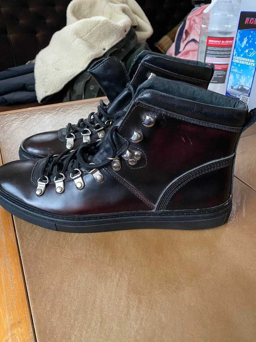 Нови мъжки кецове от естествена кожа MARK ECKO 40 номер